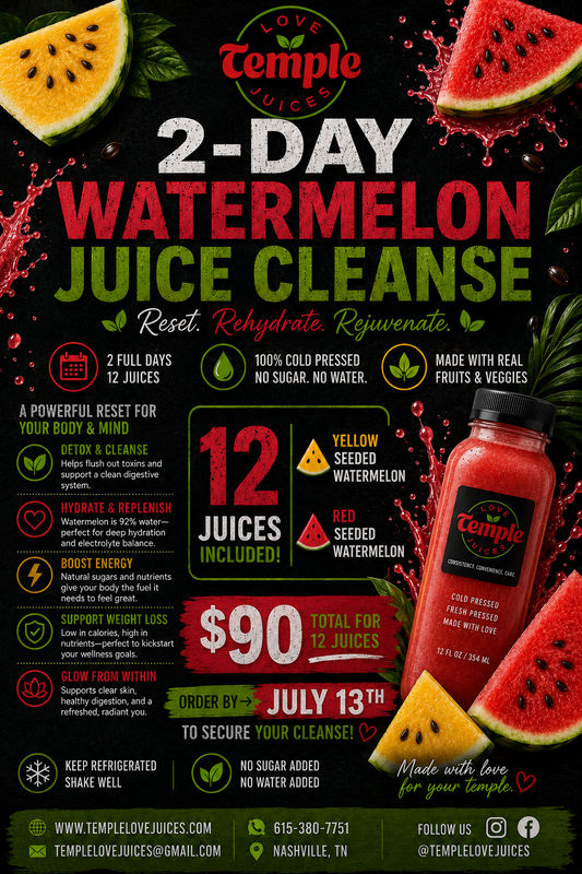 2 Day Watermelon Cleanse